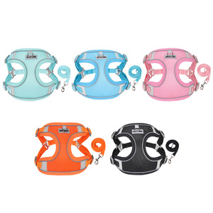 Arnés de malla ultraligero y transpirable para perros <span class=keywords><strong>con</strong></span> correa de secado rápido, chaleco ajustable para mascotas, arnés para perros pequeños, medianos y grandes - Product Image 5