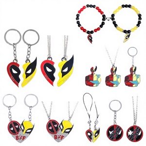 Portachiavi in Metallo con Ciondolo Wolverine, Personaggio <span class=keywords><strong>Marvel</strong></span>, Design Anime con Stampa UV, Accessorio Moda - Product Image 2
