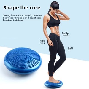 Colchoneta de Yoga Inflable para Equilibrio, Cojín de Masaje Engrosado Antiexplosión, Almohadilla Suave para Rehabilitación de Pies y Fitness - Product Image 4