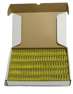 <span class=keywords><strong>2</strong></span>:1 7/8 "ไนล่อนสีดำ/ขาวเคลือบโลหะคู่สายผูกเกลียว23ห่วงสำหรับโน้ตบุ๊ค - Product Image 6