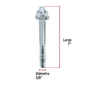 Padrone con 36 unità borsa con 2 arpione spine 5/8 'x 7', feroce - Product Image 3