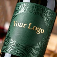 Etiquetas de Cerveza Personalizadas Premium con Lámina Dorada UV, Papel Texturizado, Adhesivos Autoadhesivos para Cerveza Artesanal y Embalaje de Botellas de Bebidas