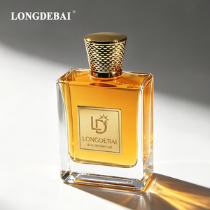 Luxury Men Perfume <b>Spray</b> <b>Bottle</b> Clear Square Crimp <b>Empty</b> Rectangle Polish 30ml 50ml 100ml Glass Perfume <b>Bottle</b> with Zamac Cap - Product Image 3
