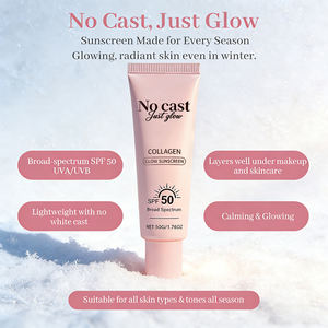 Crème solaire Collagen Glow SPF 50 |   Sans effet blanchâtre, protection à large spectre pour une peau éclatante et hydratée - Product Image 4