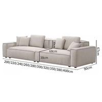 Canapé modulaire d'angle 3 places, compressé sous vide, en mousse haute densité, style nordique, pour salon, mobilier de maison