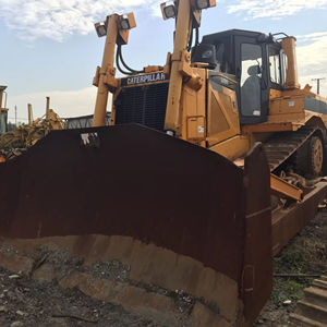 El mejor precio para la excavadora sobre orugas grande Caterpillar D8R usada en buenas condiciones Motor Kubota con componentes de cojinete de motor central - Product Image 1