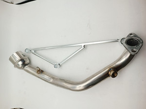 Адаптер для выхлопных газов для мотоцикла GY6 из нержавеющей стали для пробки средней секции для yamaha bws 125 150 zuma125 cygnus x smax - Product Image 4