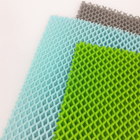 Tissu en maille sandwich 3D fin et durable, séchage rapide, imprimé, tricoté à mémoire de forme, léger, pour sellerie automobile, garçons et filles