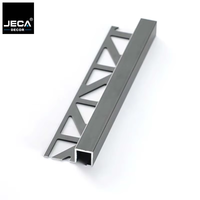 Profilé décoratif en aluminium pour carrelage, bande de finition pour carrelage mural, bande de transition perforée hexagonale