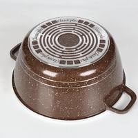 Ensemble de 10 casseroles et poêles de cuisine classiques antiadhésives en aluminium moulé sous pression
