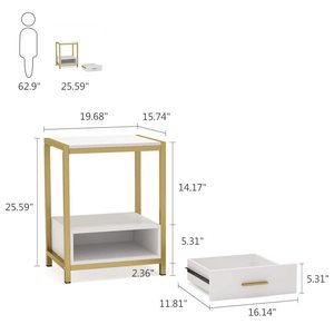 <span class=keywords><strong>Table</strong></span> <span class=keywords><strong>de</strong></span> <span class=keywords><strong>chevet</strong></span> en bois moderne, <span class=keywords><strong>table</strong></span> d'appoint étroite avec tiroir <span class=keywords><strong>de</strong></span> rangement, meubles <span class=keywords><strong>de</strong></span> chambre à coucher, style simple et minimaliste pour la maison, salon - Product Image 6
