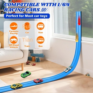 <span class=keywords><strong>Pista</strong></span> per Auto Chengji in Lega, Modellino Giocattolo per Bambini, <span class=keywords><strong>Pista</strong></span> Flessibile Fai-da-Te con Ventose per Auto da Corsa - Product Image 4