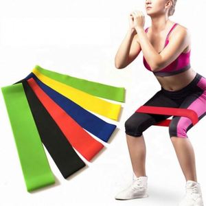 Bandas de Resistencia Elásticas de Látex Antideslizantes para Ejercicio en Casa, con Logotipo Impreso, para Gimnasio y Fitness, Ligero/Medio/Pesado, Duraderas - Product Image 1