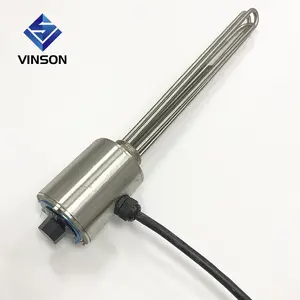 Vinson調整可能温度30-90度220v 1kw 2kw 3000w発熱体、サーモスタット浸漬給湯器付き