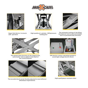 Paquete Compacto de Alineación para Taller: Alineador de Ruedas 3D de Pared con Elevador de Coches de Doble Tijera de 4 Toneladas para Espacios Reducidos AQ-7040comb - Product Image 6