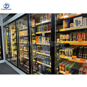 Custom Walk in Freezer Display Cámara fría Walk in Cooler con puerta de vidrio para Beer Cave - Product Image 5