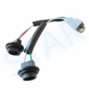 IAFT16949 OEM Custom Car LED fanale posteriore a 2 contatti lampada presa cablaggio - Product Image 3