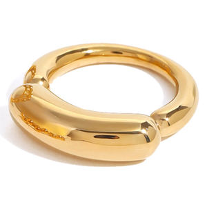 Joyería de Acero Inoxidable Lincy, Buen Precio, Alta Calidad al por Mayor, Hipoalergénica, Nueva Llegada, Anillo de Oro Emeling - Product Image 1