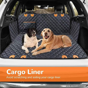 Qbellpet, Protector de asiento de perro plegable impermeable de alta calidad, patrón sólido, asiento trasero de coche, cubierta para mascotas - Product Image 4
