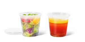 Plástico redondo negro PP 9 OZ Microondas Sopa caliente Salsa Tazón de embalaje con tapa 250ml Contenedor de alimentos desechable - Product Image 6