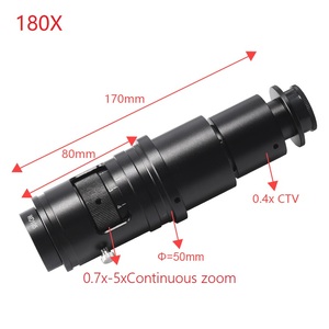 Véritable caméra de <span class=keywords><strong>Microscope</strong></span> 4K UHD 60FPS Objectif parfocal 180X <span class=keywords><strong>Microscope</strong></span> électronique numérique industriel pour réparation de téléphone Soudage PCB - Product Image 4