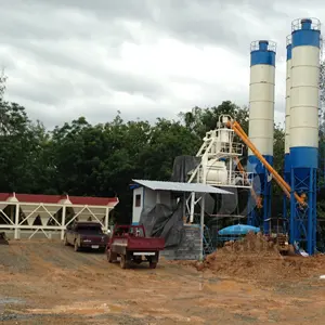 Sıcak satış küçük 50m 3/h Mini prefabrik karıştırma tesisi beton toplu bitki 50 M3/saat küçük modüler taşınabilir beton karıştırma tesisi - Product Image 1