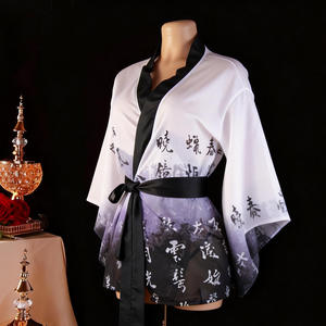 Nuisette sexy de style kimono japonais, inspirée de la poésie classique et de la peinture à l'encre, allure nationale séduisante - Product Image 2