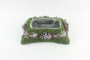 Jardinière en mousse naturelle faite à la main de conception classique <span class=keywords><strong>Pot</strong></span> de fleur intérieur/extérieur écologique dernier modèle <span class=keywords><strong>Pot</strong></span> de <span class=keywords><strong>cache</strong></span> pour l'utilisation au sol - Product Image 3