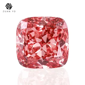 Wholesale pink diamond fancy pink in oval pear radiant emerald lab grown diamond real natural color diamond