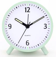 Rétro silencieux snooze réveil analogique sans tic-tac et à piles chevet led réveil décor pour chambre salon