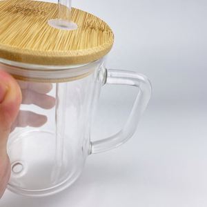 Verres à bière en forme de globe de neige à double paroi pré-perforés avec poignée, 9oz, 11oz, 12oz, 15oz, 17oz, 20oz - Product Image 4