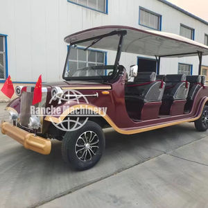 Coche de turismo escénico de cuatro ruedas eléctrico de coche vintage de garantía de calidad para bodas con sistema de música - Product Image 1