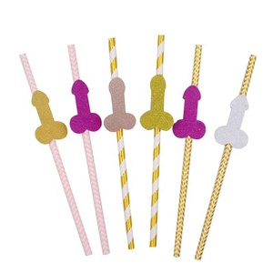 Pajitas de papel biodegradables, pajitas de papel para beber para boda, fiesta, <span class=keywords><strong>restaurante</strong></span>, jugo, café, Bebidas frías - Product Image 2