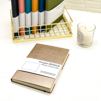 Carnet en cuir PU souple A5 Journal personnalisé Planificateur imprimé