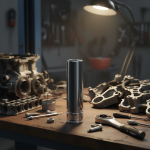 Clé à douille FASANT 12 mm 6 points en acier au chrome vanadium, outil de réparation automobile - Product Image 3