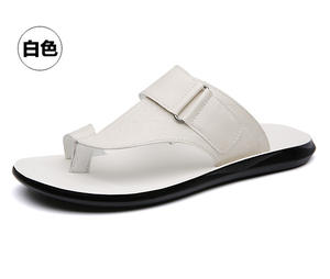 รองเท้าแตะผู้ชายหนังแท้ พื้น PU ใช้ได้ทั้งในบ้านและนอกบ้าน รองเท้ากีฬา รองเท้าลำลอง รองเท้าแตะฤดูร้อน - Product Image 3