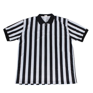 Camiseta de árbitro de rugby de baloncesto para niños, manga corta, cremallera, personalizable, transpirable, Color personalizado, 100% poliéster - Product Image 3