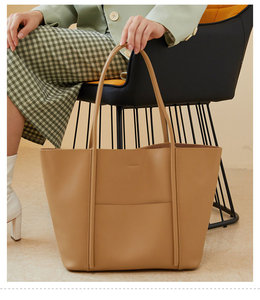 Sacs à main de luxe personnalisés en gros pour femmes, grande capacité, en cuir véritable, sacs fourre-tout et sacs à bandoulière en cuir pour femmes, en <span class=keywords><strong>vente</strong></span> - Product Image 3