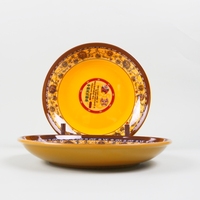 Assiette à dîner en mélamine écologique de 8 pouces de profondeur Assiettes à soupe en plastique bon marché de différentes tailles et couleurs pour restaurants