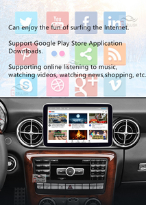 Autoradio Android pour <span class=keywords><strong>Mercedes</strong></span> Benz <span class=keywords><strong>SLK</strong></span> R172 SL R231 2011-2018 NTG 4.5/5.0 Autoradio Lecteur multimédia vidéo Navigation GPS - Product Image 4