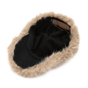 หมวกเบสบอลลายใหม่ ผ้าพลัฌ อุ่นสบาย แฟชั่นกลางแจ้ง แมทช์ได้กับทุกชุด ป้องกันแสงแดด - Product Image 5