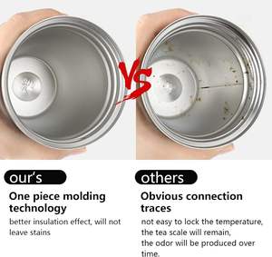 Tasse à café de voyage isolée de 510ml avec couvercle anti-fuite Gobelet portable en acier inoxydable anti-déversement pour garder le café chaud ou glacé - Product Image 4