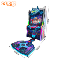 SOURE Machine de jeu de danse à monnayeur de haute qualité Dance Revolution Pump It Up pour centre commercial et salle de jeux