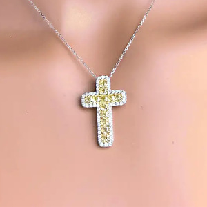 Collana con Ciondolo Giallo Stile Punk per Donne, Gioiello di Moda Urbana, Regalo per Uso Quotidiano - Product Image 3