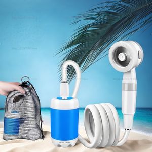 Douche portable d'extérieur rechargeable avec pompe à affichage numérique, douche électrique sans fil pour le camping - Product Image 3