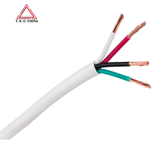 500ft Trefoli di <span class=keywords><strong>Rame</strong></span> 14/2 14/4 <span class=keywords><strong>Bianco</strong></span> 2 core 4 core Cavo del diffusore - Product Image 6