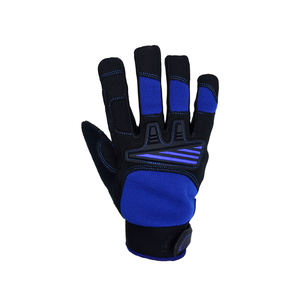Men's Heavy-Duty Work Gloves Touchscreen Function <b>TPR</b> Impact Reducing Breathable Safety Gloves for Mechanics Outdoor Activities - Product Image 2