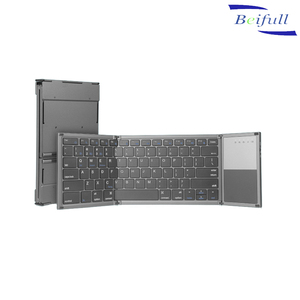 Chất Lượng Cao Gấp BT Bàn Phím Không Dây Cảm Ứng Pad Chuột Cho Máy Tính Xách Tay PC Di Động - Product Image 2