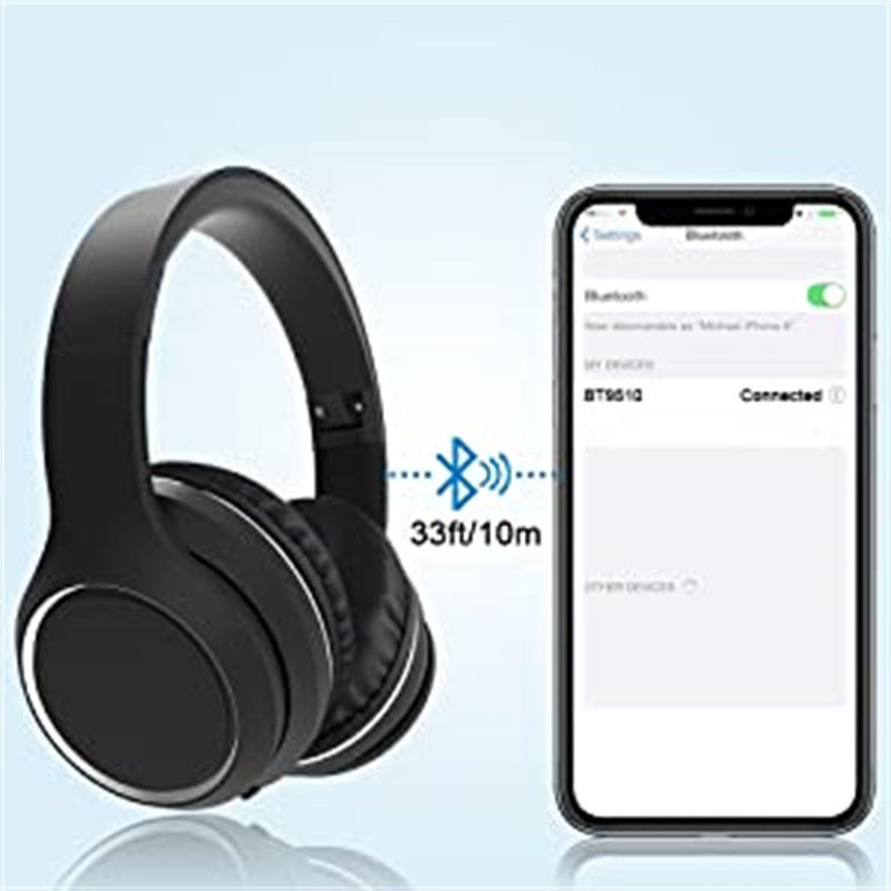 LINX Ear Wireless Headphones Active Noise Cancelling (ANC) LED Battery ...