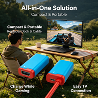 Kabel Tipe C 4K60Hz 100W PD Pengisian Daya untuk Switch Gaming Laptop TV Proyektor